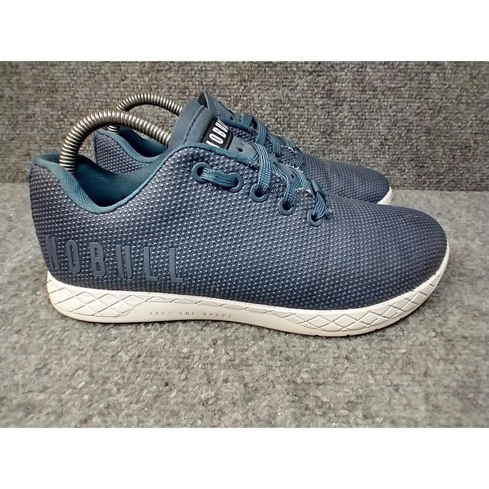 NOBULL Trainer Dark Blue SuperFabric Training Shoes Mens 7 Womens 8.5 Low Top